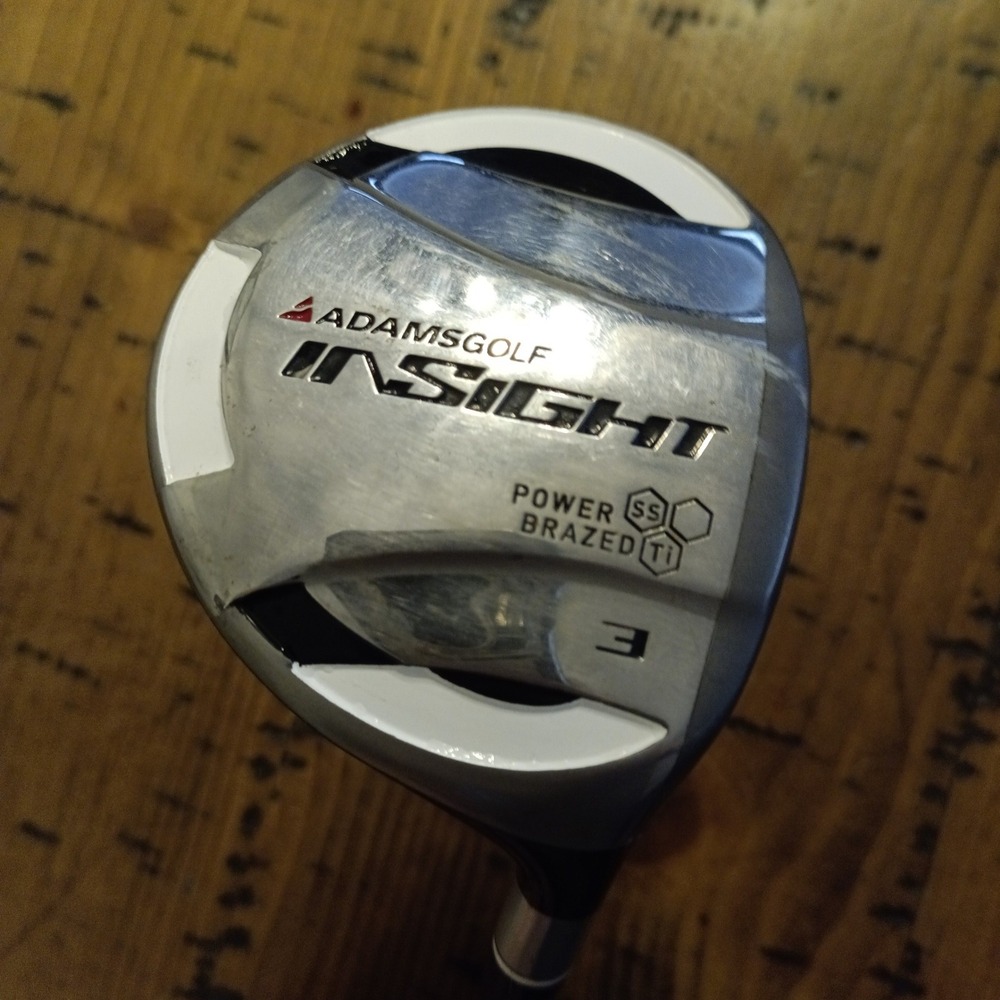 Adams Golf Insight Speedline 3 Wood Right Hand Aldila G75 Regular Flex Graphite